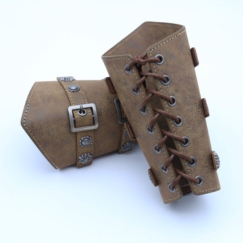 Srednjovjekovni kožni štitnik zapešća – Steampunk cosplay i pozorišni kostim