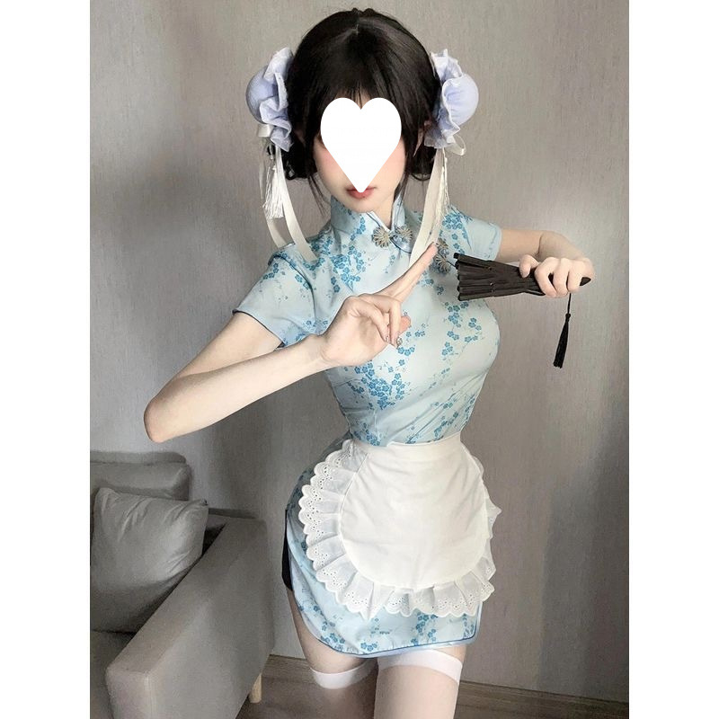 Slatki Lolita trodjelni komplet: košulja s volanima i patchworkom, uski prsluk i tutu suknja