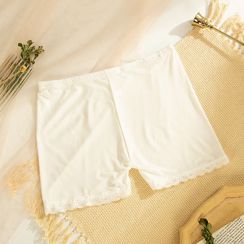 Ice Silk Capri leggings s čipkastim rubom, bez prozirnosti, bez šavova, tanke, prozračne, elastične, Capri duljine za ljeto