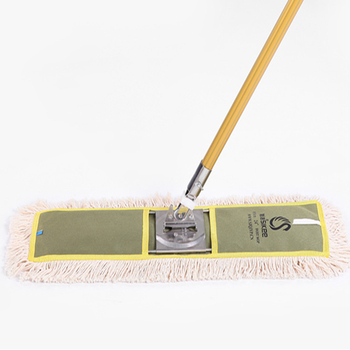 Sijie 60/90 cm sklopivi ravni mop s glavom od pamuka, strojno pranje, čvrst metalni okvir