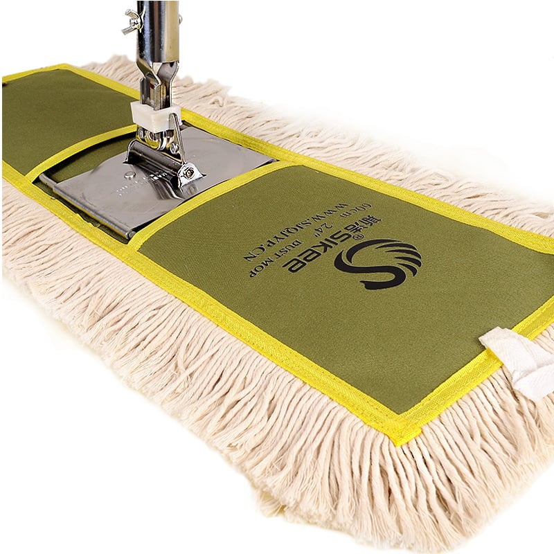 Sijie 60/90 cm sklopivi ravni mop s glavom od pamuka, strojno pranje, čvrst metalni okvir