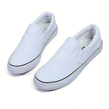 Proljetne platnene tenisice za žene, udobne slip-on tenisice, bijele tenisice, svestrani skate tenisice za studente