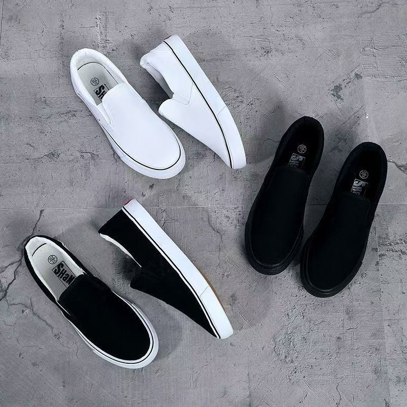 Proljetne platnene tenisice za žene, udobne slip-on tenisice, bijele tenisice, svestrani skate tenisice za studente