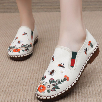 Proljetne platnene tenisice nadahnut Hanfu stilom, retro šivane, Pekin stil