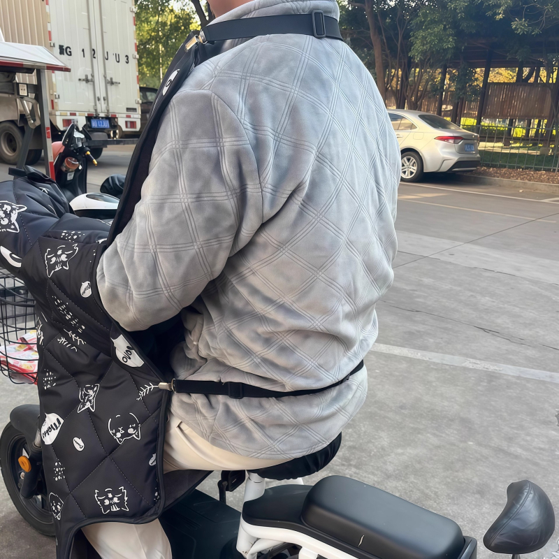 Pokrov prednjeg stakla električnog vozila s klipsima i trakama, zimska zaštita od vjetra i topline, elastični pojas