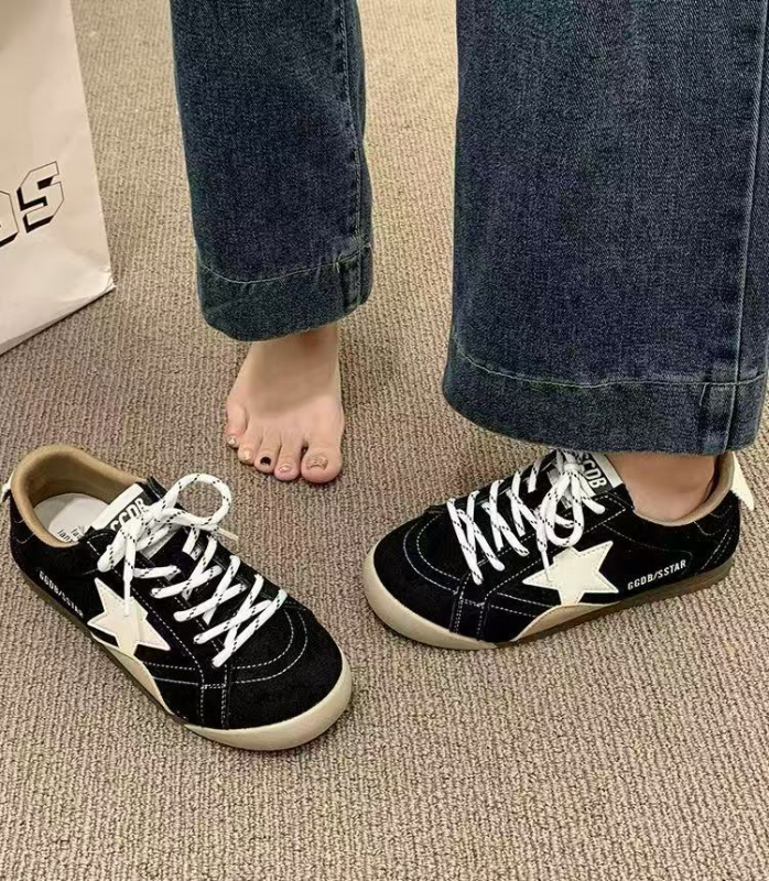 2025 nove tenisice s korejskim stilom retro, istrošeni izgled, zima, antislip, casual obuće za žene