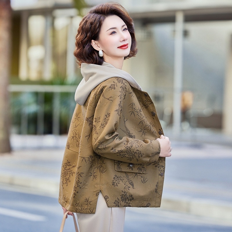 Ženski kratki windbreaker za proljeće i jesen, velika veličina, stil casual jakna, 2025 novi model