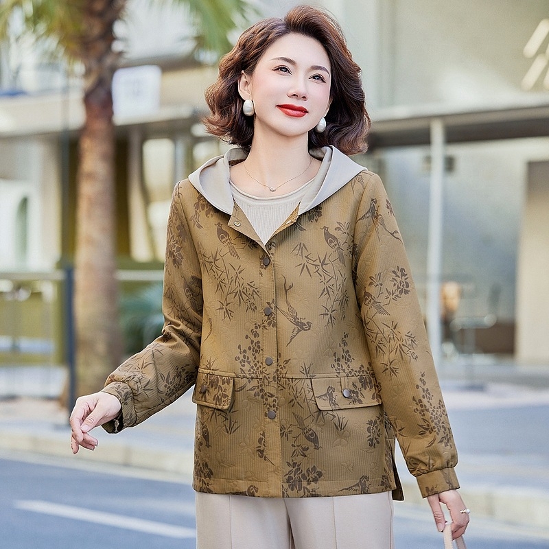 Ženski kratki windbreaker za proljeće i jesen, velika veličina, stil casual jakna, 2025 novi model