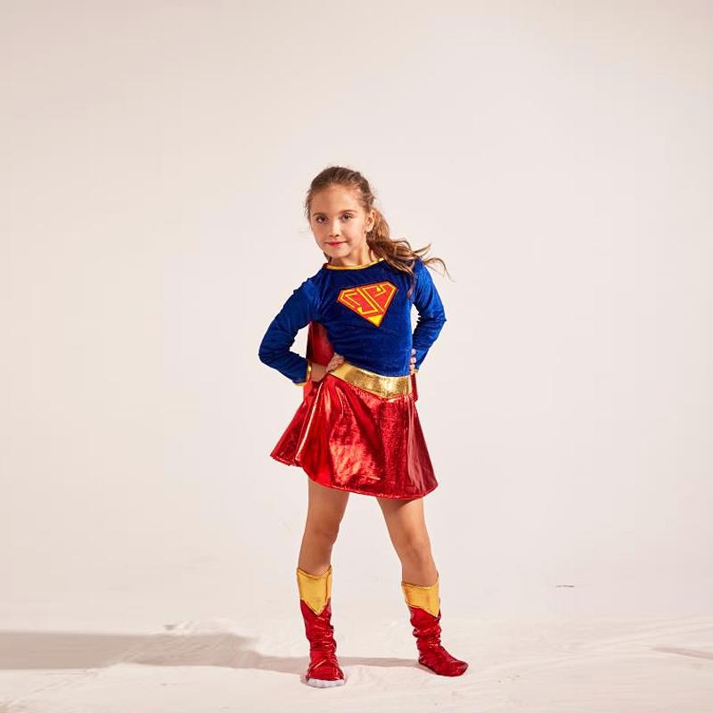 Halloween cosplay kostim za djecu s pamukastim plaštom – cosplay za djevojčice