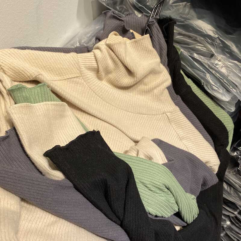 Ženski zimski T‑shirt s pahuljastim ovratnikom, fleec podstava, debeli materijal, dugi rukav, donji top u INS stilu