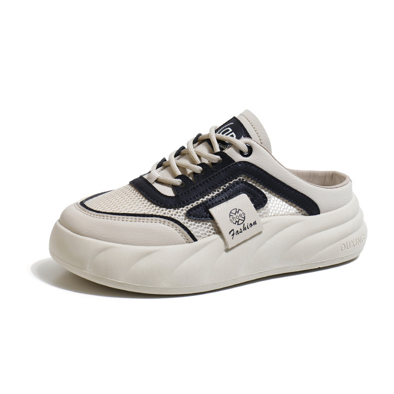 Ženske slip-on sandale s debelim potplatom - retro casual plažne sandale, ljeto 2026 KT2633