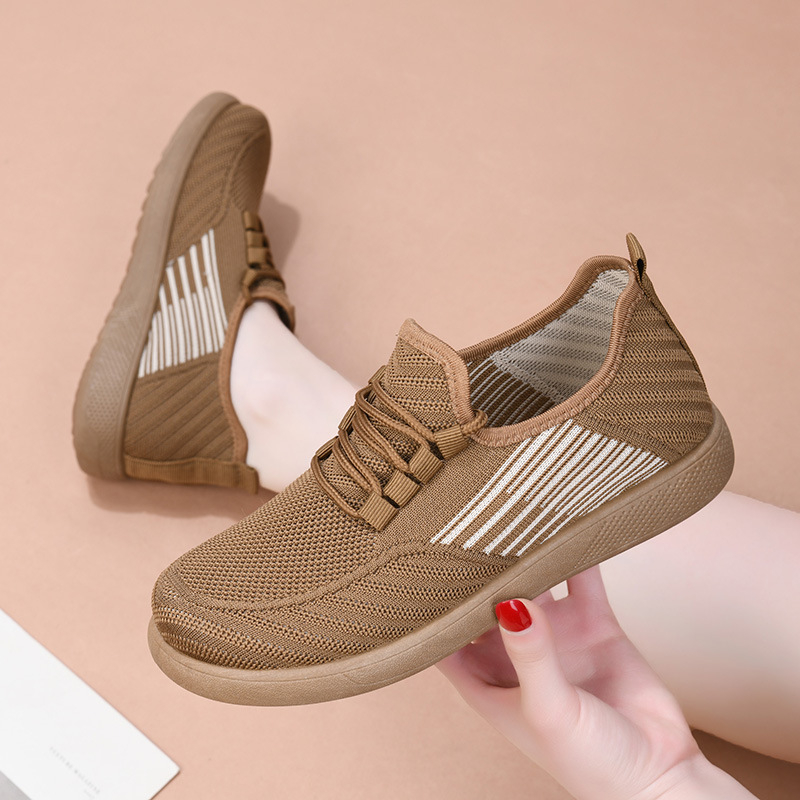 Ženske Fly-Knit udobne tenisice, proljeće 2026, prozračne i udobne, ravna potplata