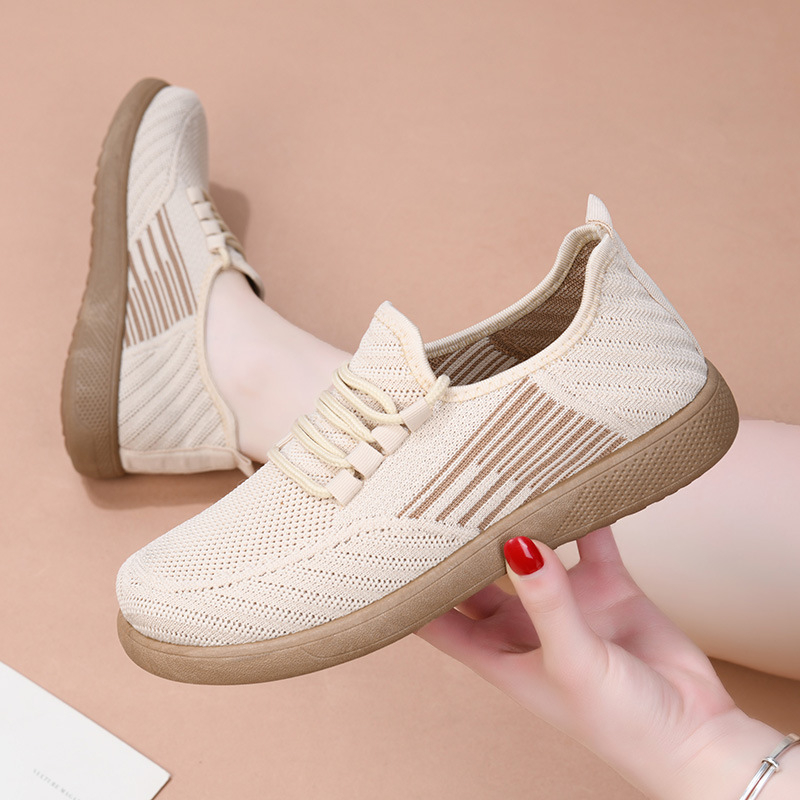 Ženske Fly-Knit udobne tenisice, proljeće 2026, prozračne i udobne, ravna potplata