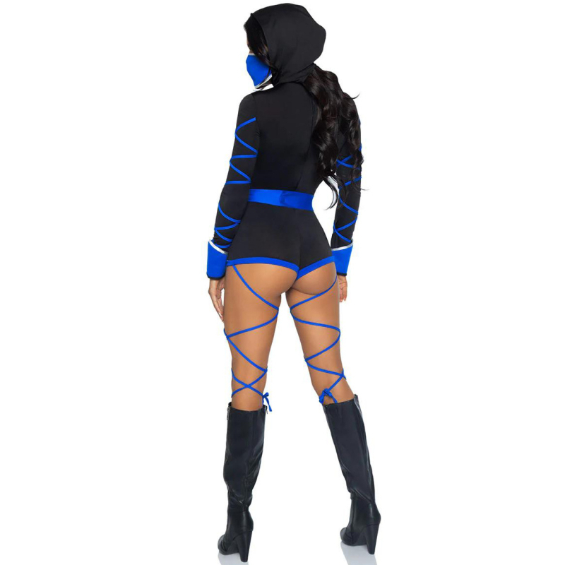 Ženski kostim za Halloween: zmaj ninja samuraj, japanski stil, veličine S-XXL