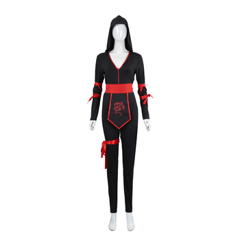 Kostim ninja cosplay za odrasle žene, crna uniforma za scenske nastupe