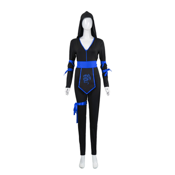Kostim ninja cosplay za odrasle žene, crna uniforma za scenske nastupe