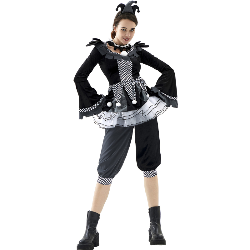M-XL kostim zloglasnog klauna za Noć vještica, cirkuski duh – thriller cosplay, vampirski klaun