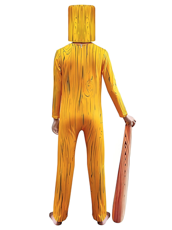 Narančasti stickman cosplay kostim za Halloween – unisex jumpsuit