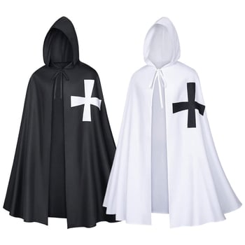 Cosplay plašt srednjovjekovih templarskih vitezova