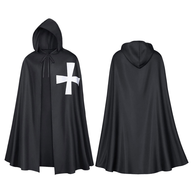 Cosplay plašt srednjovjekovih templarskih vitezova