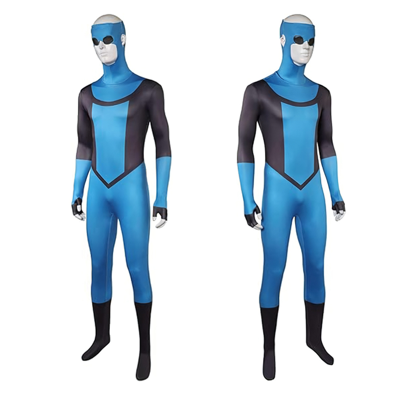 Cosplay kostim nepobjedivog mladog junaka, uski bodysuit za scenske nastupe, Halloween