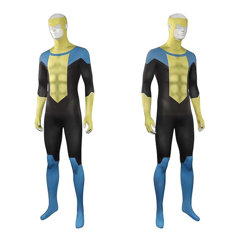 Cosplay kostim nepobjedivog mladog junaka, uski bodysuit za scenske nastupe, Halloween