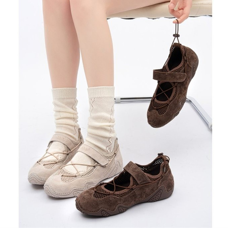 Ženske tenisice s prozračnim mrežastim gornjim dijelom, retro stil, lagana potplat, niski izrez, univerzalne casual tenisice za ljeto