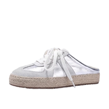 Ženske sandale s debelom potplatom i zatvorenim prstom, bez pete, slip-on espadrile, proljeće 2026
