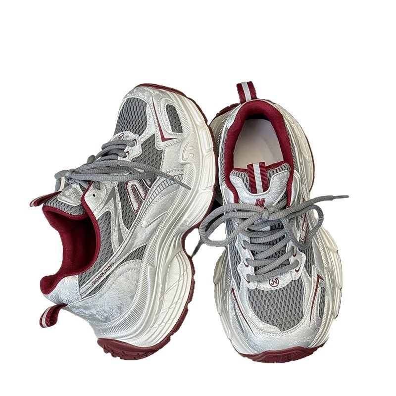 Ženske tenisice tipa dad shoes za podizanje visine, kolekcija jesen 2025, udobne svakodnevne sportske tenisice