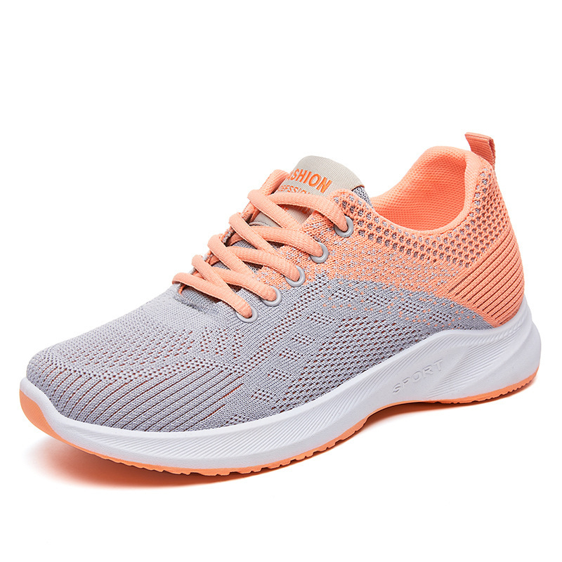 Γυναικεία Flyknit αθλητικά παπούτσια, καλοκαίρι 2026, καθημερινά άνετα, με διαπνοή