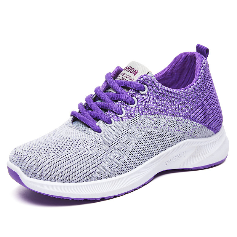 Γυναικεία Flyknit αθλητικά παπούτσια, καλοκαίρι 2026, καθημερινά άνετα, με διαπνοή