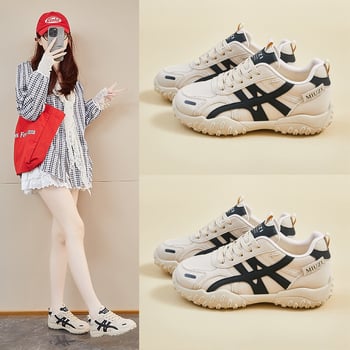 Ženske tenisice dad shoes s unutarnjim povećanjem visine, korejskog stila, novi model proljeće 2026, sportsko- casual, debeli potplat RD1817