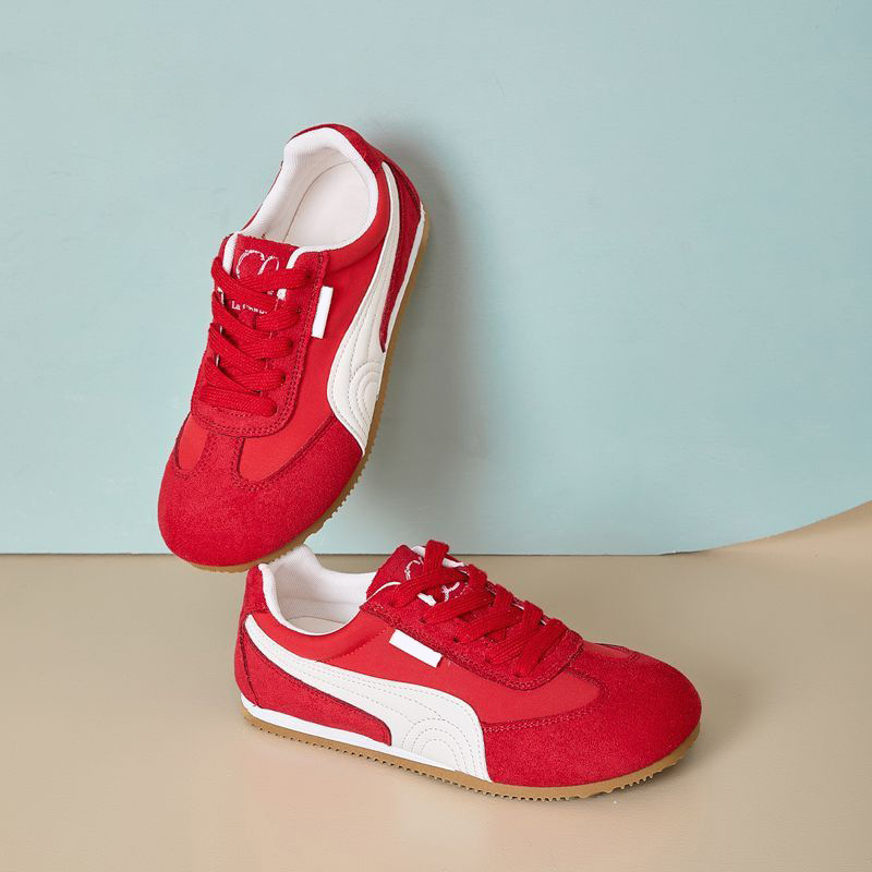 Ženske tenisice Forrest Gump, retro stil, jesen 2025, nišne casual trening tenisice sa vezivanjem, svestrane svakodnevne tenisice