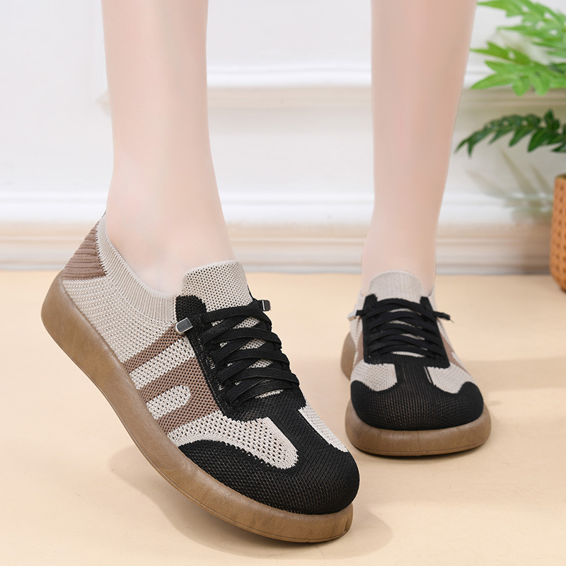 Ženske tenisice za proljeće s Flyknit gornjom stranom i mekanom potplatom, svestrane casual sportske tenisice s retro inspiracijom