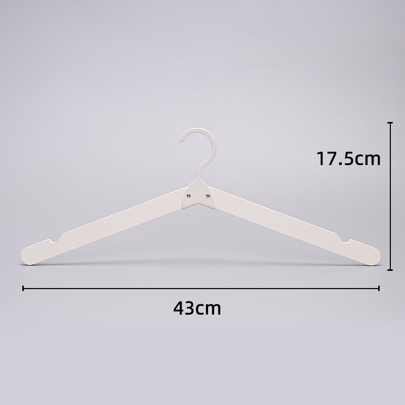 Sklopiva višefunkcionalna vješalica za odjeću s klipsom, prenosiva, protuklizna, ojačana za putovanja, od drva i željeza