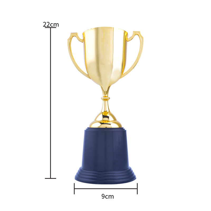 Plastični trofej za učenike osnovne škole, nagrada za završetak vrtića, 22 cm, prilagodljiv