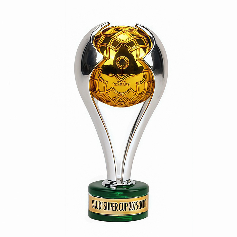 Statueta od smole za Saudijski nogometni Superkup – šampionsko počastno trofej i dekorativni suvenir za navijače
