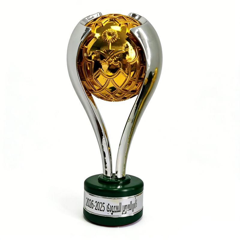 Statueta od smole za Saudijski nogometni Superkup – šampionsko počastno trofej i dekorativni suvenir za navijače