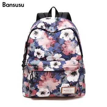 Bansusu ruksak s velikim kapacitetom i otisnutim dizajnom - unisex, casual za učenike i putovanja, kompatibilan s 15-inčnim prijenosnikom
