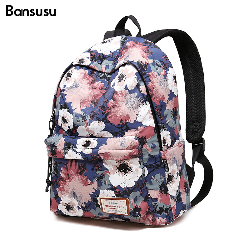 Bansusu ruksak s velikim kapacitetom i otisnutim dizajnom - unisex, casual za učenike i putovanja, kompatibilan s 15-inčnim prijenosnikom