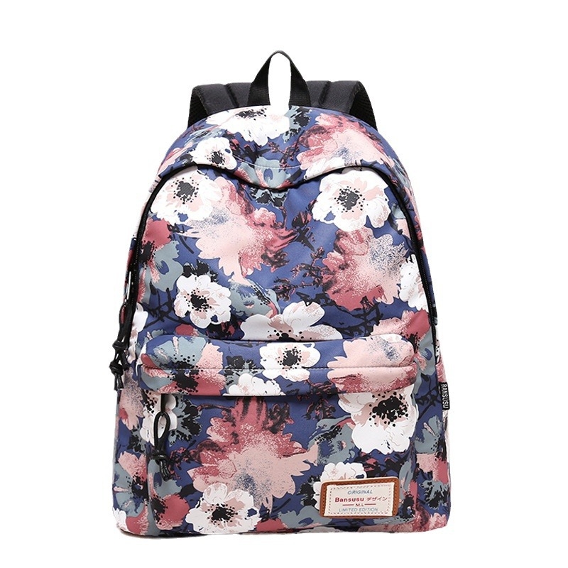 Bansusu ruksak s velikim kapacitetom i otisnutim dizajnom - unisex, casual za učenike i putovanja, kompatibilan s 15-inčnim prijenosnikom