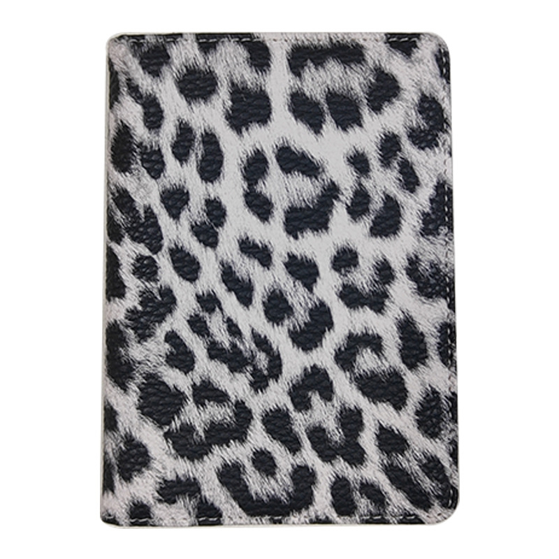 PFID antimagnetična futrola za putovnicu s leopard uzorkom – višenamjenska PU kožna torbica, unisex