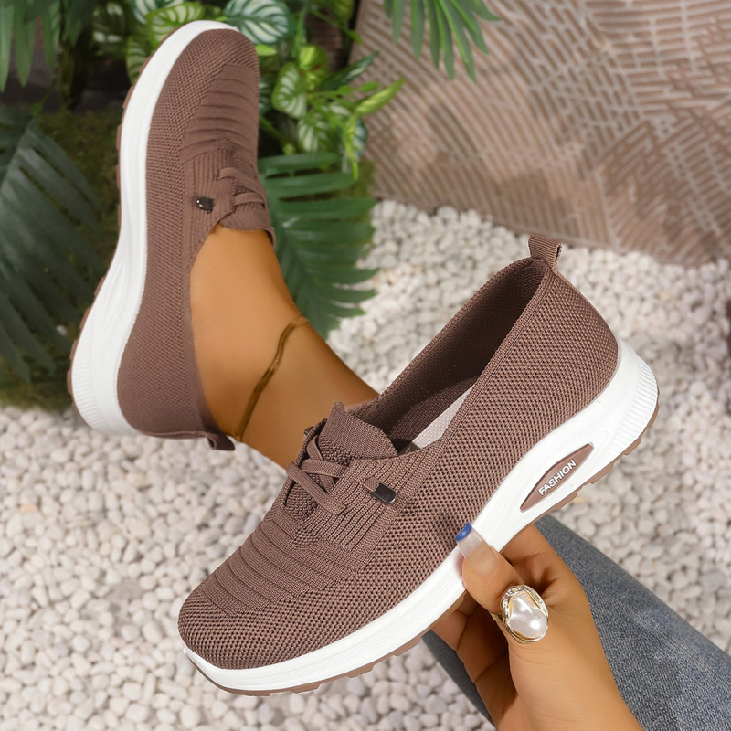 Γυναικεία δικτυωτά casual flats, διαπνοή και άνεση για καθημερινή χρήση