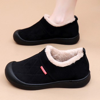 Ženske zimske čizme od pamuka s plišastom podstavom, tople i moderne slip-on čizme
