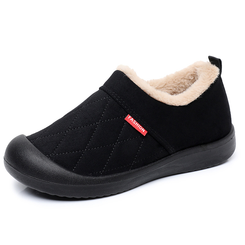 Ženske zimske čizme od pamuka s plišastom podstavom, tople i moderne slip-on čizme