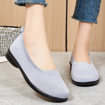 Γυναικεία αναπνεύσιμα slip-on παπούτσια με δίχτυ πάνω μέρος, καθημερινά, άνετα και στυλάτα με μαλακή σόλα