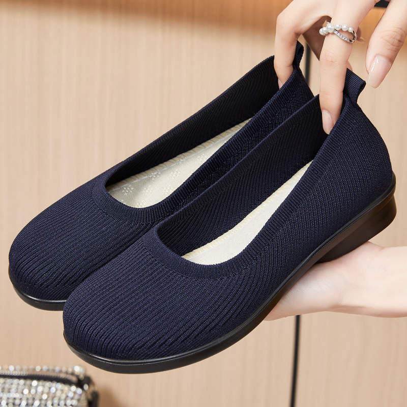 Γυναικεία αναπνεύσιμα slip-on παπούτσια με δίχτυ πάνω μέρος, καθημερινά, άνετα και στυλάτα με μαλακή σόλα