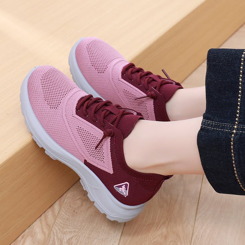 Pantofi damă din stofă Old Beijing, Flyknit, sport casual de toamnă 2025, fără șireturi