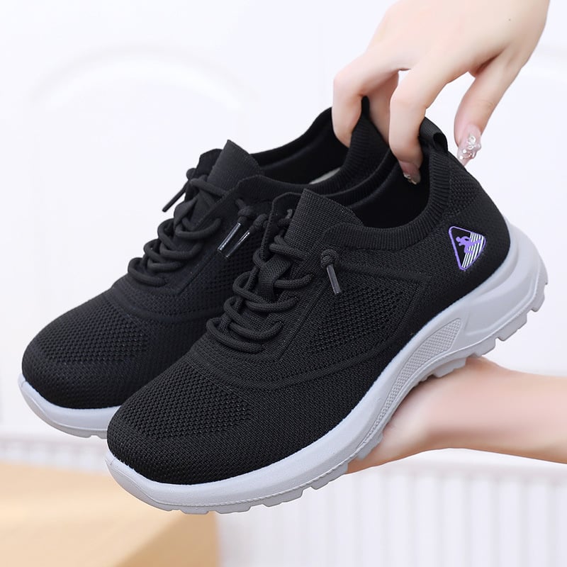 Pantofi damă din stofă Old Beijing, Flyknit, sport casual de toamnă 2025, fără șireturi