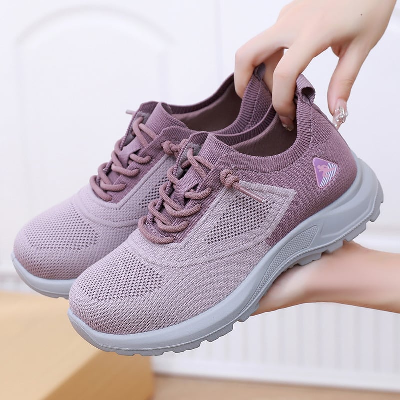 Pantofi damă din stofă Old Beijing, Flyknit, sport casual de toamnă 2025, fără șireturi